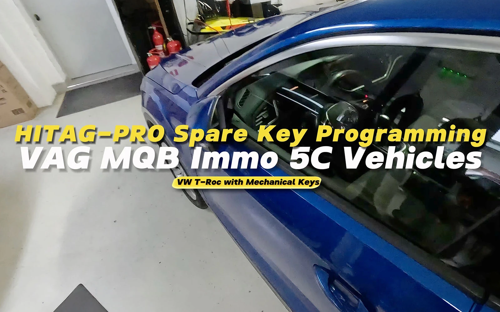 Nouvelle vidéo : Comment ajouter une clé mécanique HITAG-PRO à un VW T-Roc (Immo 5C) en utilisant AVDI?