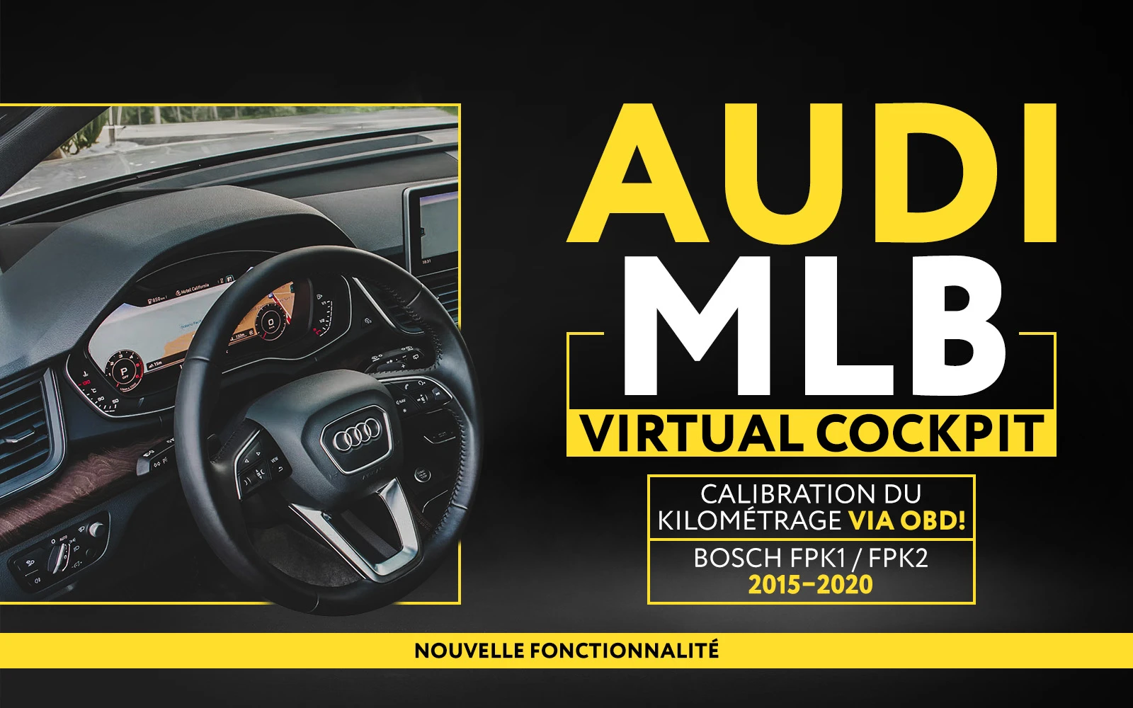 Calibration des combinés d’instruments 100 % via OBD !