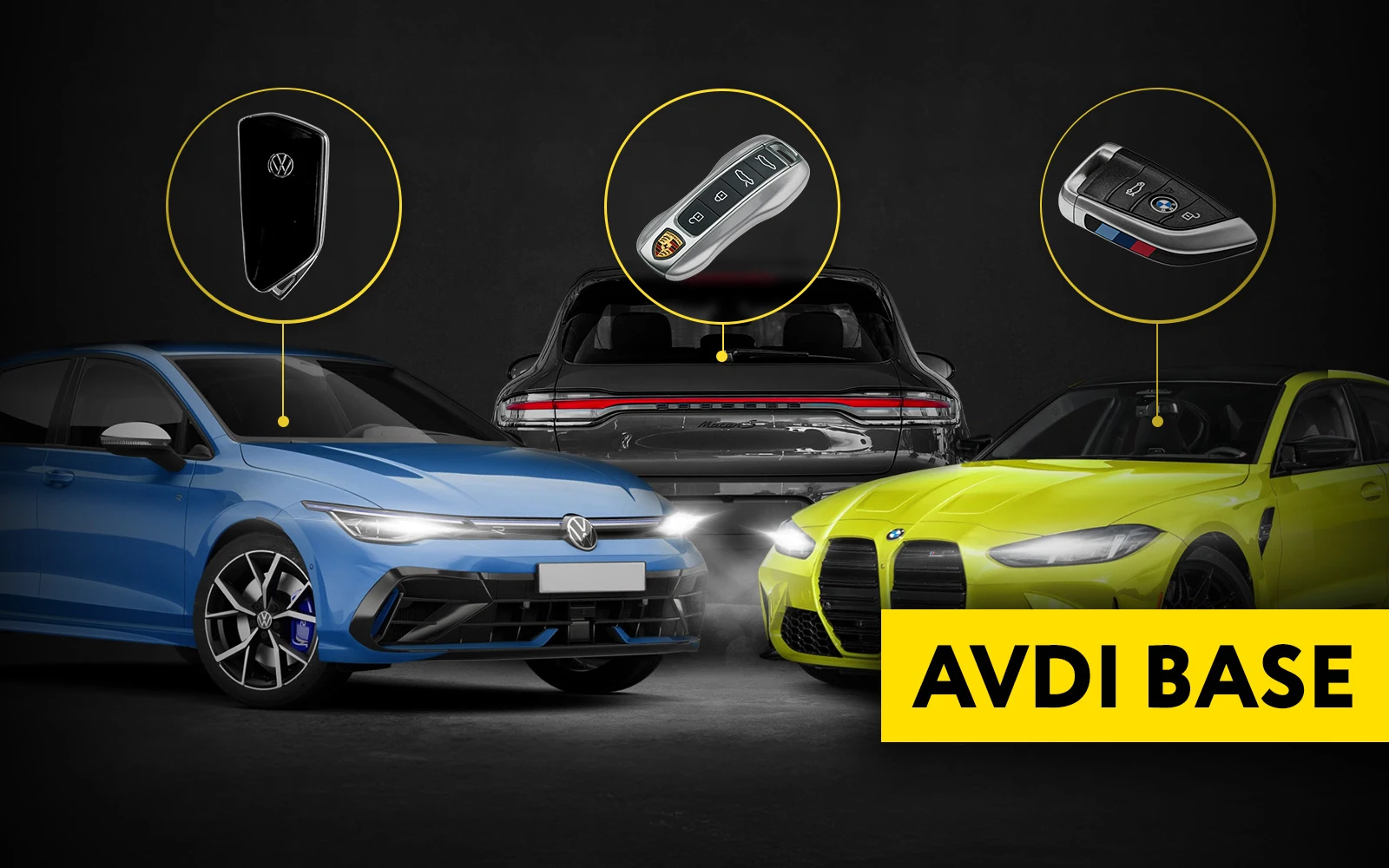 Gratuit avec AVDI et le Programmateur RH850 : programmation de clés NCF pour véhicules BMW, Audi, Volkswagen, ...