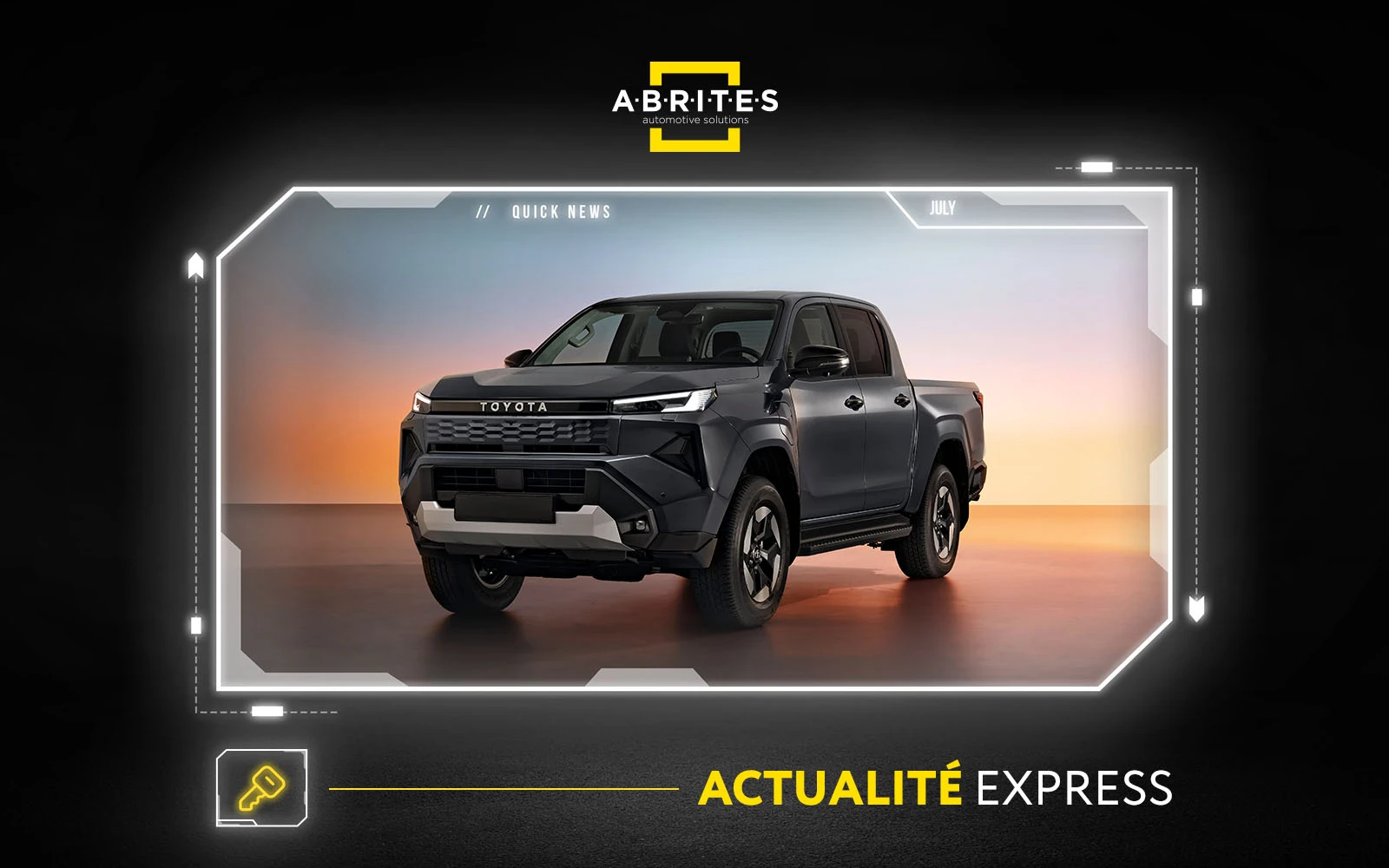 Mise à jour des diagnostics ABRITES pour Toyota : prise en charge des Hilux 2026 et Corolla 2025, amélioration ...