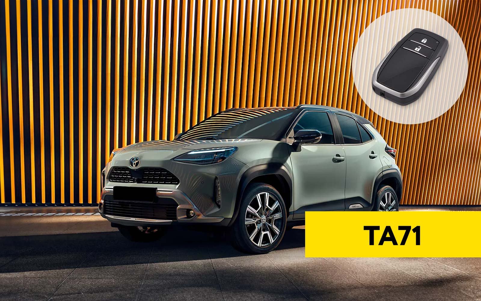 NOUVELLE CLE ABRITES BA DE TYPE HT AES POUR VEHICULES TOYOTA