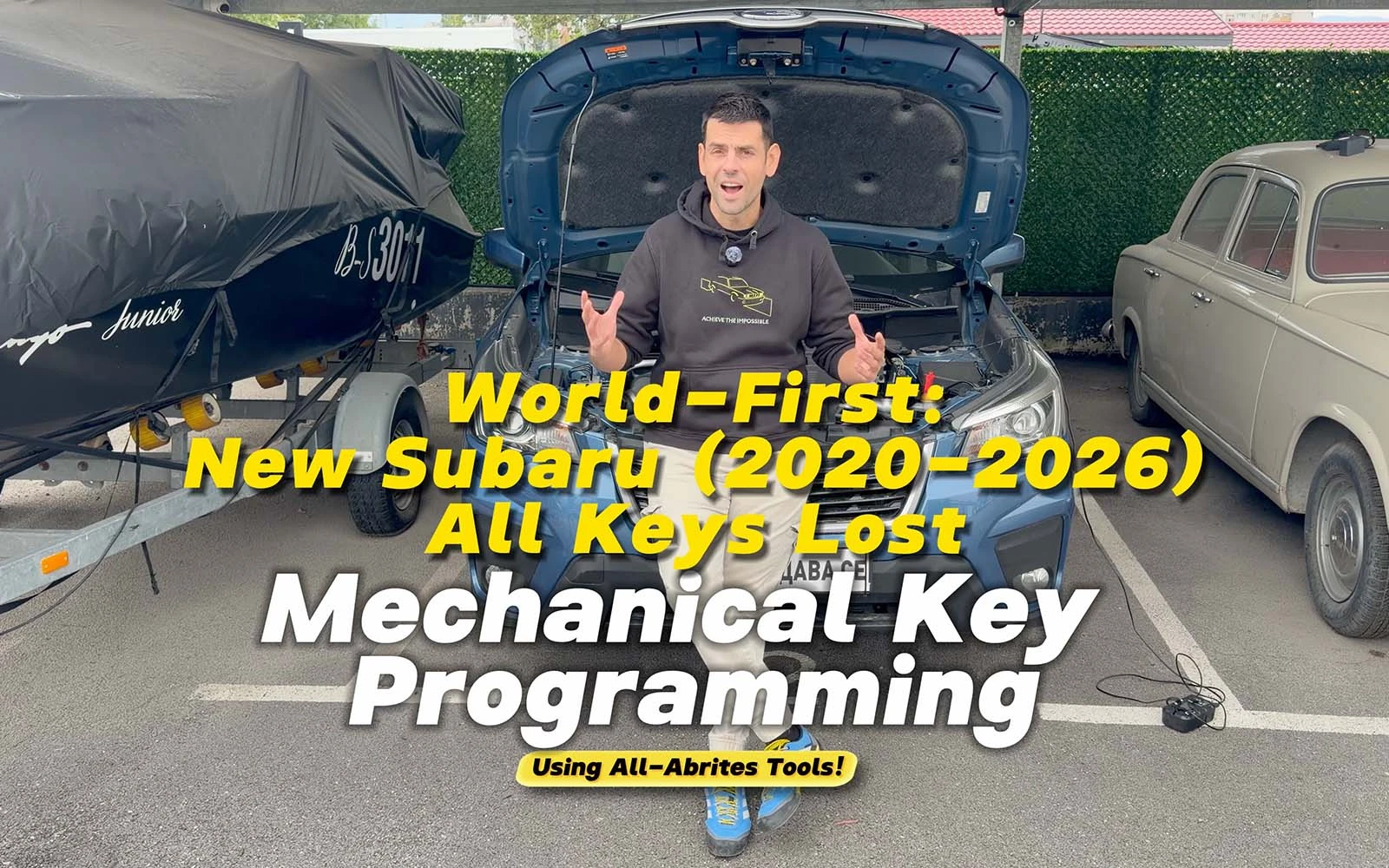 Programmation de cle mecanique Subaru en perte totale AKL via OBDII en 2 etapes simples Procurez vous la SB005 avant la fin de la precommande le 12 octobre