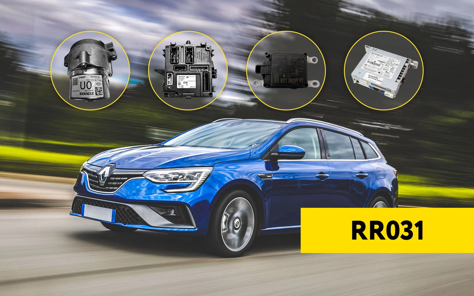 Nouvelle licence RR031 : récupération de modules électroniques et adaptation de la Navigation pour Renault ...