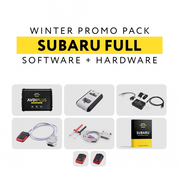 Pack Promo d’Hiver pour véhicules Subaru par ABRITES