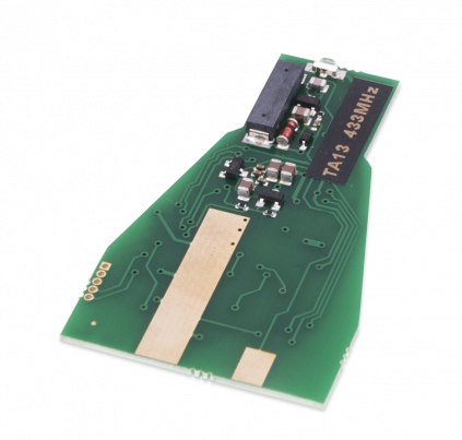 TA13 - Circuit imprimé pour clé infrarouge Mercedes (pour coque petit format) . Fréquence - 433 MHz