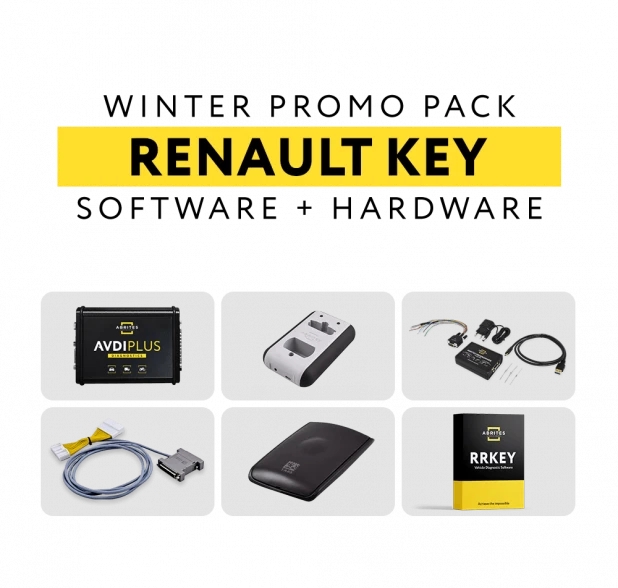 Pack Promo d’Hiver pour la Programmation de Clés pour Véhicules Renault et Dacia par ABRITES
