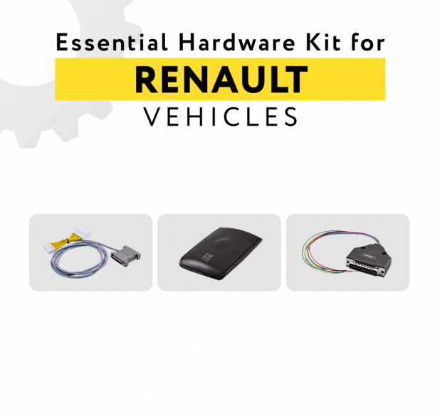Kit matériel essentiel pour véhicules Renault par Abrites