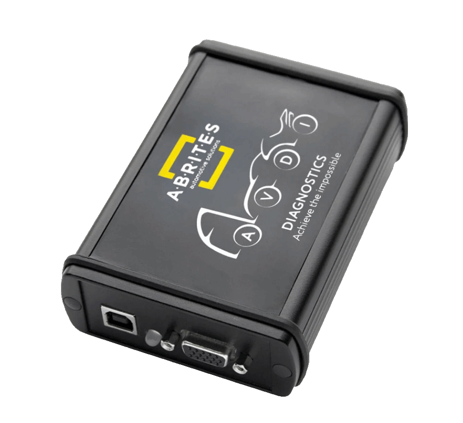 Pour utiliser ce logiciel, un AVDI (Abrites Vehicle Diagnostics Interface) est requis